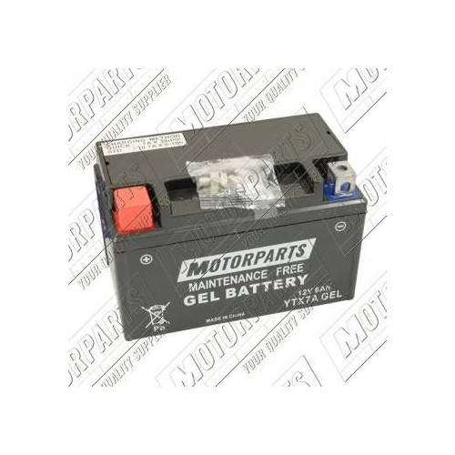 MOTORPARTS BATTERIA YTX7A GEL [12V 6AH] | 0012770