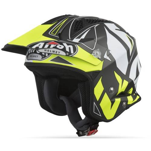 CASCO TRR S CONVERT YELLOW MATT AIROH