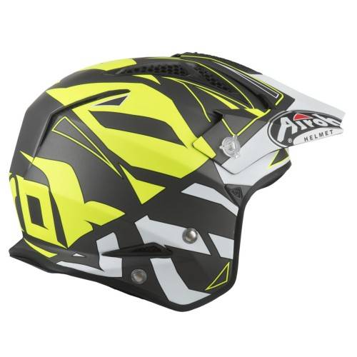 CASCO TRR S CONVERT YELLOW MATT AIROH
