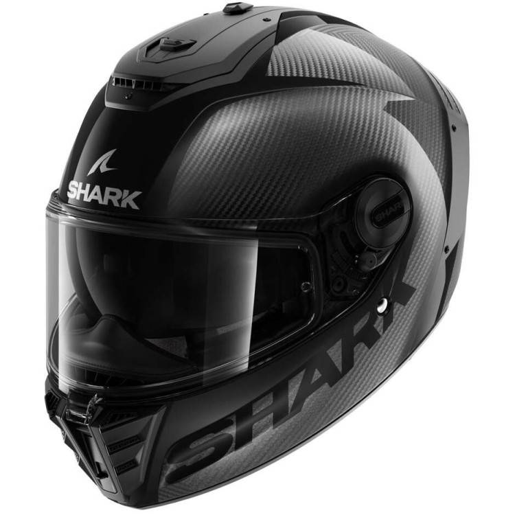 CASCO INTEGRANTE SPARTAN RS CARBON SKIN MAT VISOR IN THE BOX CARBON MAT | SHARK HELMETS