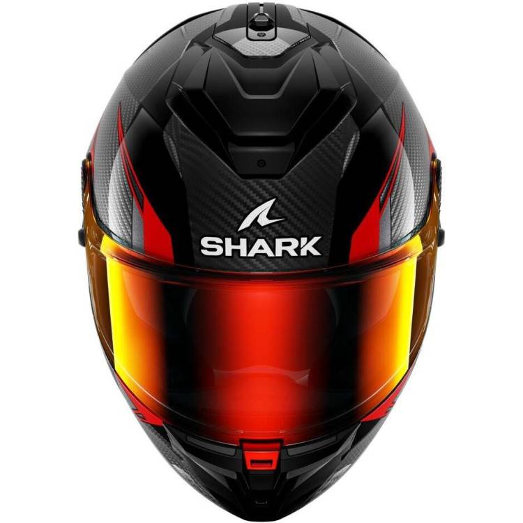 CASCO INTEGRALE SPARTAN GT PRO KULTRAM CARBON CARBON BLACK RED | SHARK HELMETS