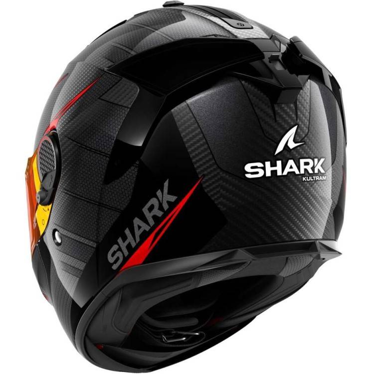CASCO INTEGRALE SPARTAN GT PRO KULTRAM CARBON CARBON BLACK RED | SHARK HELMETS