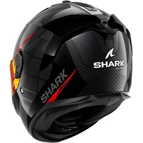 CASCO INTEGRALE SPARTAN GT PRO KULTRAM CARBON CARBON BLACK RED | SHARK HELMETS