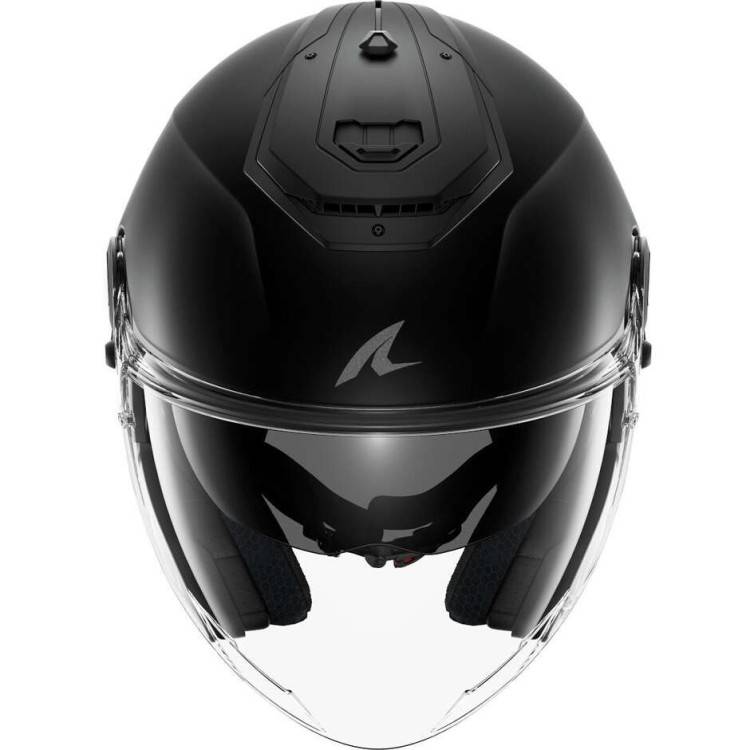 CASCO MODULARE RS JET BLANK MAT BLACK  MAT | SHARK HELMETS