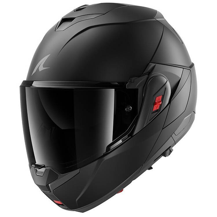 CASCO MODULARE OXO DARK SHADOW MAT BLACK  MAT | SHARK HELMETS