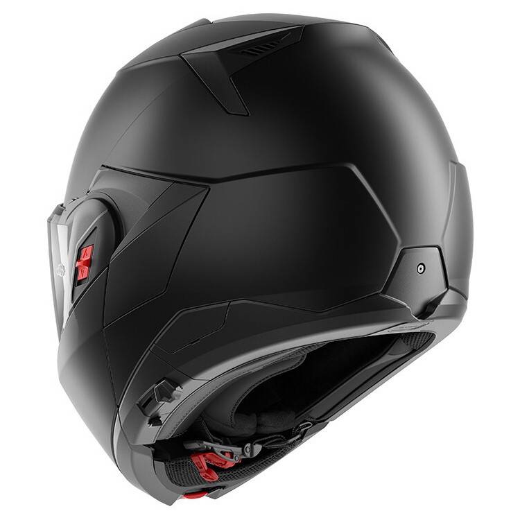 CASCO MODULARE OXO DARK SHADOW MAT BLACK  MAT | SHARK HELMETS