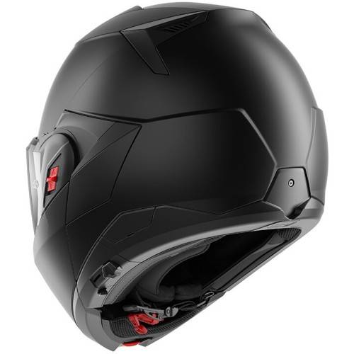 CASCO MODULARE OXO DARK SHADOW MAT BLACK  MAT | SHARK HELMETS