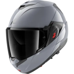 CASCO MODULARE OXO DARK SHADOW GUN SILVER | SHARK HELMETS