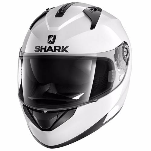 CASCO INTEGRALE SHARK RIDILL BIANCO LUCIDO BLANK  WHU