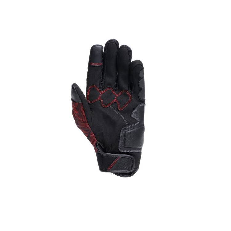 ERMEX GLOVES | BLACK RED-LAVA | DAINESE