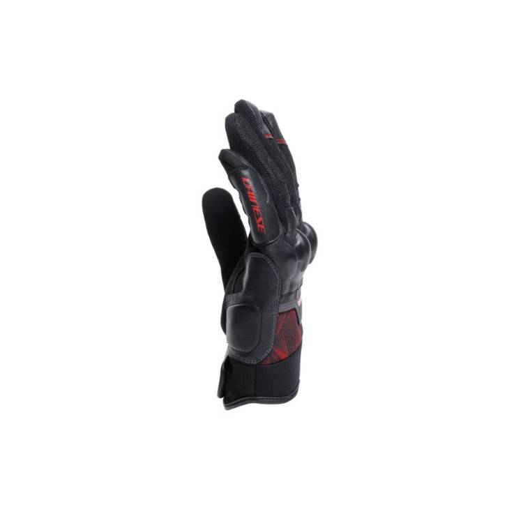 ERMEX GLOVES | BLACK RED-LAVA | DAINESE