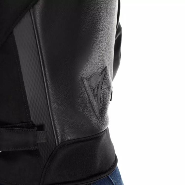 IPERATTIVA LEATHER-TEX JACKET LADY | BLACK BLACK | DAINESE