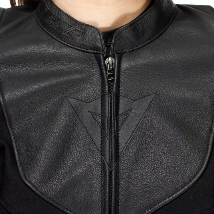 IPERATTIVA LEATHER-TEX JACKET LADY | BLACK BLACK | DAINESE