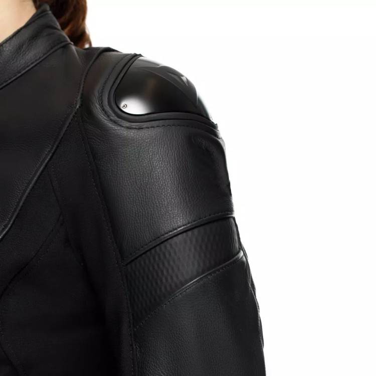 IPERATTIVA LEATHER-TEX JACKET LADY | BLACK BLACK | DAINESE
