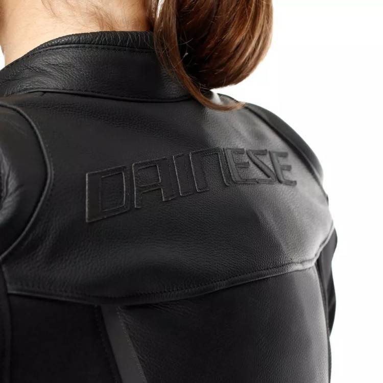 IPERATTIVA LEATHER-TEX JACKET LADY | BLACK BLACK | DAINESE