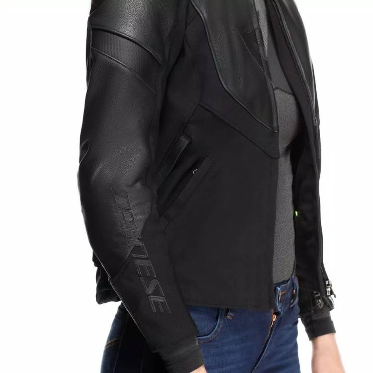 IPERATTIVA LEATHER-TEX JACKET LADY | BLACK BLACK | DAINESE