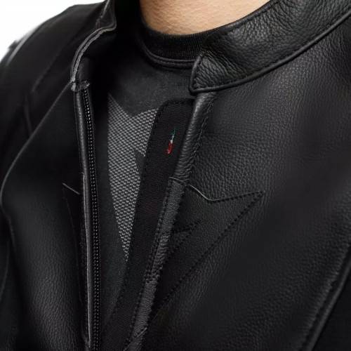 IPERATTIVA LEATHER-TEX JACKET LADY | BLACK BLACK | DAINESE