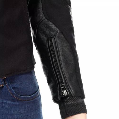 IPERATTIVA LEATHER-TEX JACKET LADY | BLACK BLACK | DAINESE