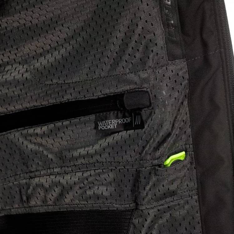 RACING 5 LEATHER JACKET | BLACK BLACK RED-FLUO | DAINESE