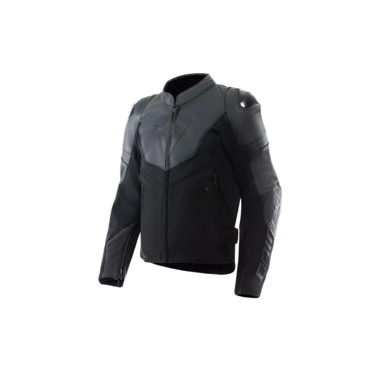 IPERATTIVA LEATHER-TEX JACKET | BLACK BLACK | DAINESE