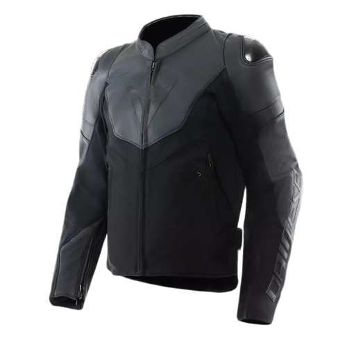 IPERATTIVA LEATHER-TEX JACKET | BLACK BLACK | DAINESE