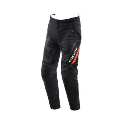 DRAKE 2 SUPER AIR TEX PANTS | BLACK ANTHRACITE RED-FLUO | DAINESE
