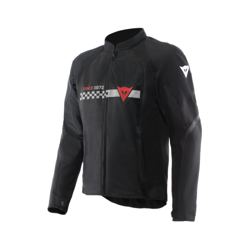 HEROSPHERE AIR TEX JACKET | BLACK WHITE STRIPES RED | DAINESE