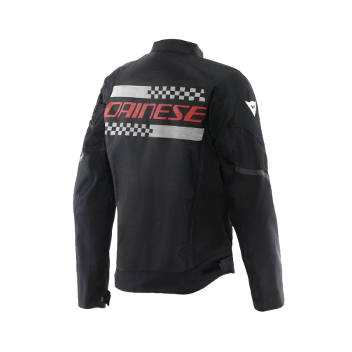 HEROSPHERE AIR TEX JACKET | BLACK WHITE STRIPES RED | DAINESE