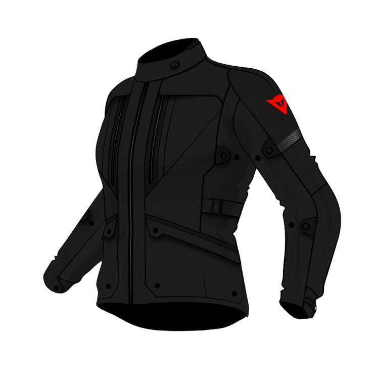 MANGEN ABSØLUTESHELL PRO JACKET | BLACK BLACK | DAINESE
