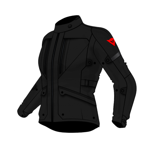 MANGEN ABSØLUTESHELL PRO JACKET | BLACK BLACK | DAINESE