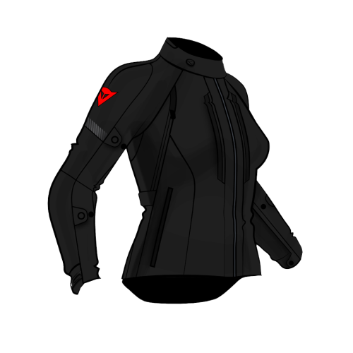 MANGEN ABSØLUTESHELL PRO JACKET WMN | BLACK BLACK | DAINESE