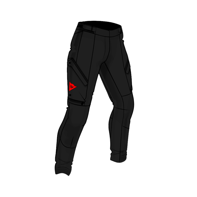 MANGEN ABSØLUTESHELL PRO PANTS WMN | BLACK BLACK | DAINESE