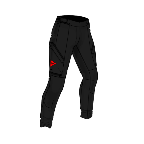 MANGEN ABSØLUTESHELL PRO PANTS WMN | BLACK BLACK | DAINESE