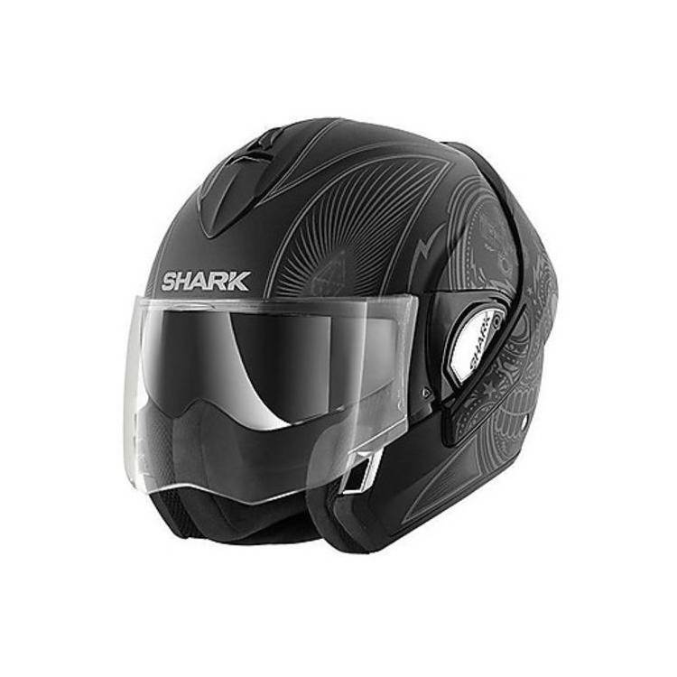 CASCO INTEGRALE EVOLINE 3 MEZCAL MAT  -KAS- HE9347 | SHARK