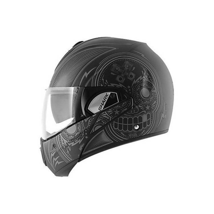 CASCO INTEGRALE EVOLINE 3 MEZCAL MAT  -KAS- HE9347 | SHARK