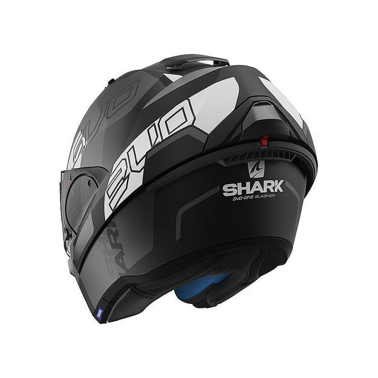 CASCO INTEGRALE EVO-ONE 2 SLASHER MAT  -KAW- HE9715 | SHARK
