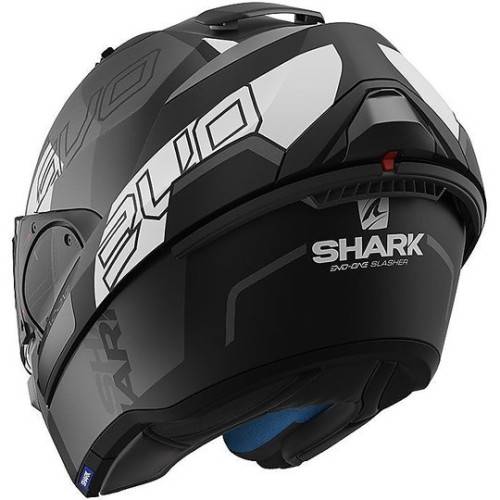 CASCO INTEGRALE EVO-ONE 2 SLASHER MAT  -KAW- HE9715 | SHARK