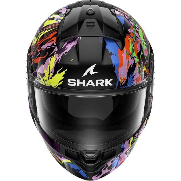 CASCO INTEGRALE RIDILL 2 RAGING BEAST BLACK VIOLET YELLOW | SHARK