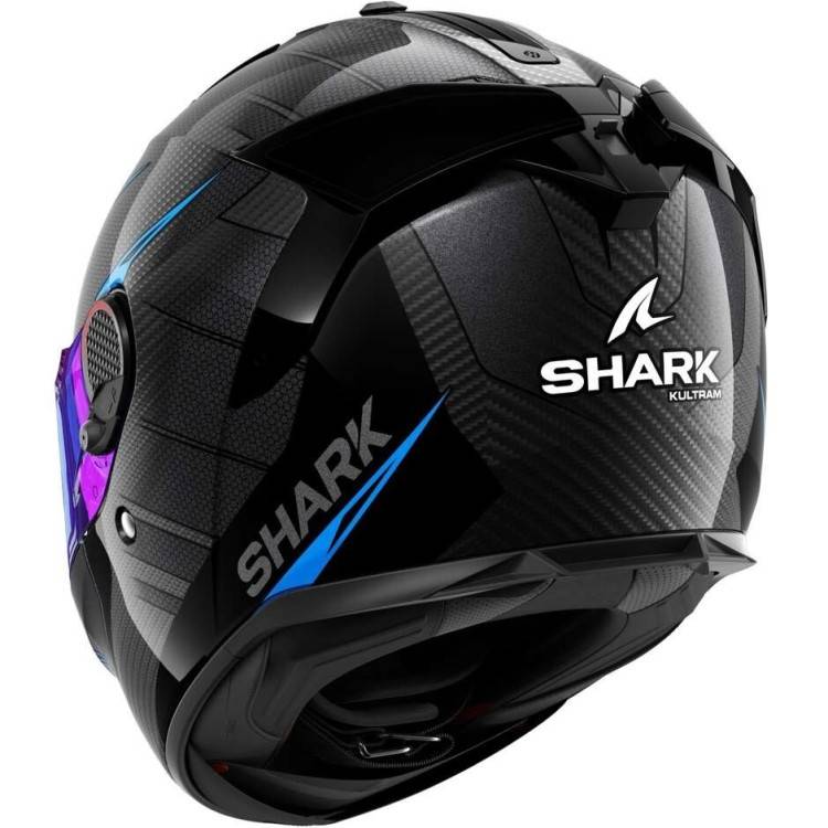 CASCO INTEGRALE SPARTAN GT PRO KULTRAM CARBON CARBON BLACK BLEU | SHARK