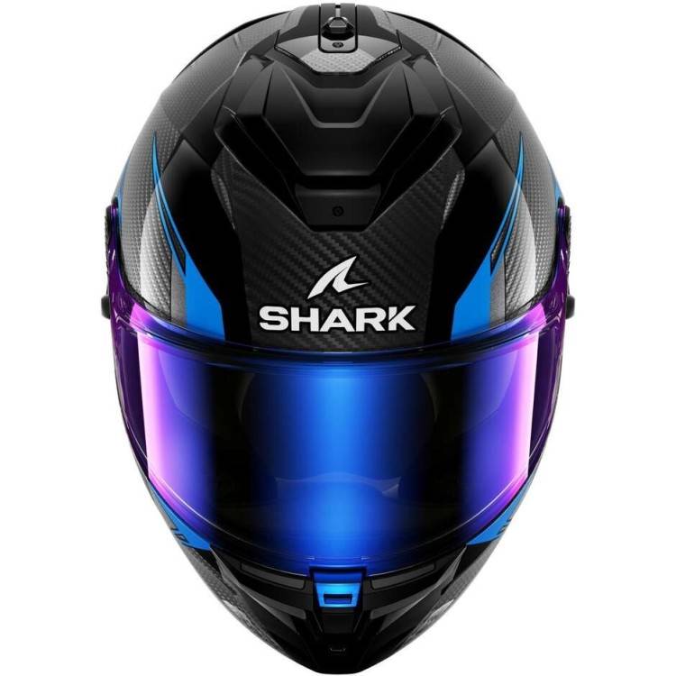 CASCO INTEGRALE SPARTAN GT PRO KULTRAM CARBON CARBON BLACK BLEU | SHARK