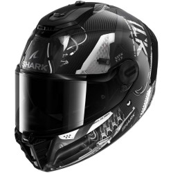 CASCO INTEGRALE SPARTAN RS CARBON XBOT CARBON ANTHRACITE SILVER | SHARK