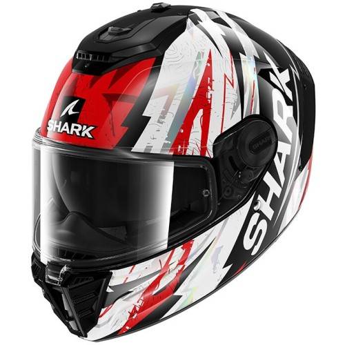 CASCO INTEGRALE SPARTAN RS HIBOLT BLACK RED CHROM | SHARK
