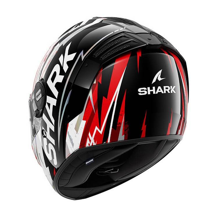 CASCO INTEGRALE SPARTAN RS HIBOLT BLACK RED CHROM | SHARK