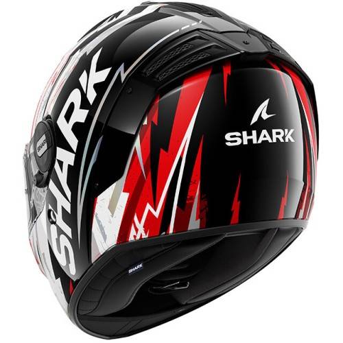 CASCO INTEGRALE SPARTAN RS HIBOLT BLACK RED CHROM | SHARK