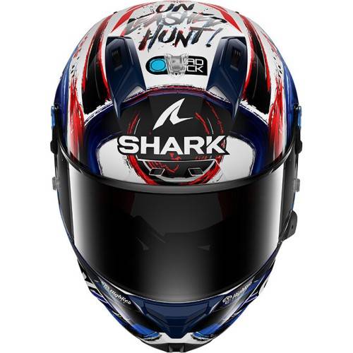 CASCO INTEGRALE AERON-GP FIM RACING 1 REPLICA ZARCO SIGNATURE WHITE BLACK B | SHARK