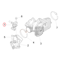 B0130545 | INIETTORE COMPL.RACC.X RIC. | PIAGGIO RICAMBI ORIGINALI