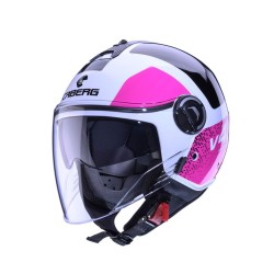 CASCO JET RIVIERA V4X ALPHA BIANCO/NERO/FUCSIA | CABERG