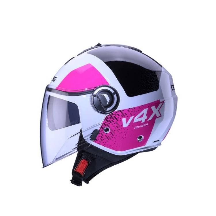 CASCO JET RIVIERA V4X ALPHA BIANCO/NERO/FUCSIA | CABERG