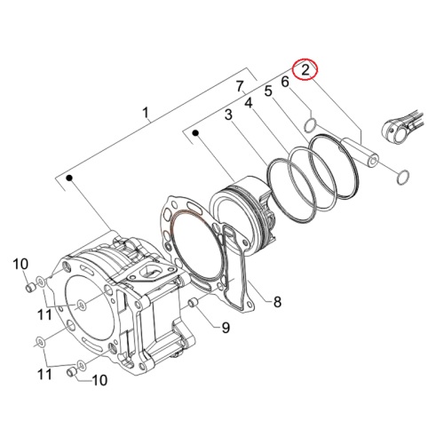 484908 | SEGMENTO RASCH.72X1 KOENIG | PIAGGIO RICAMBI ORIGINALI