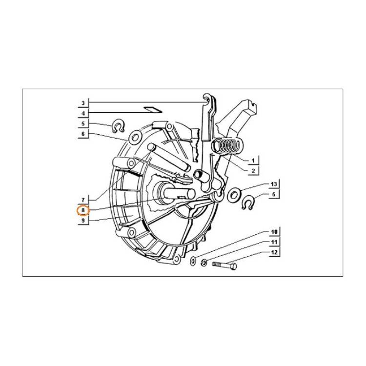 2379165 | GRUPPO REGGISPINTA - | PIAGGIO RICAMBI ORIGINALI